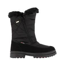 Attiba 418OC69 Black Winter Side Zip Boot