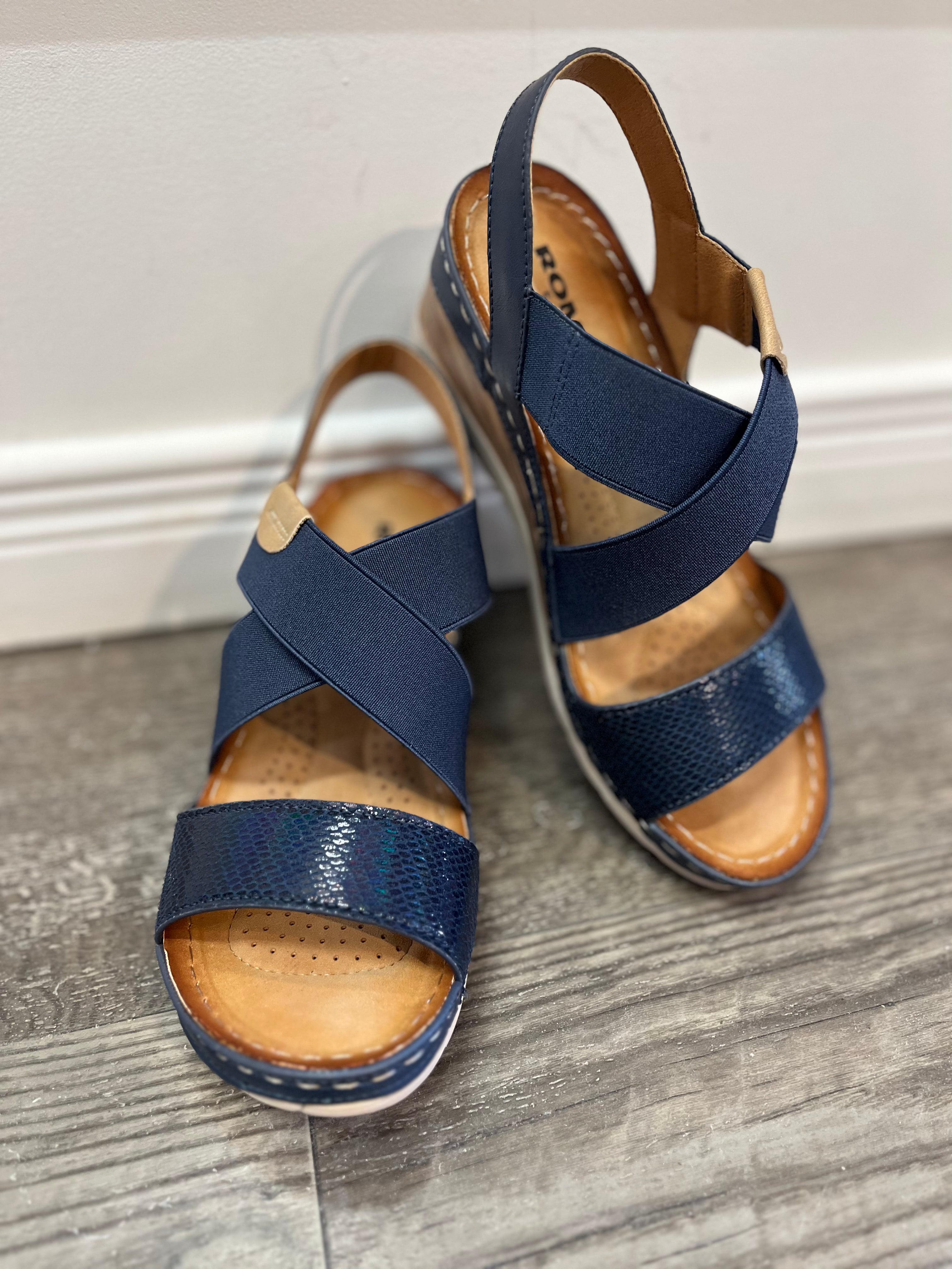 Romika Elaine Strappy Wedge Sandal