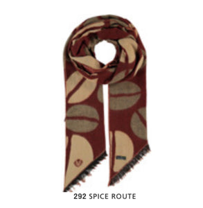 Fraas 642007 Double Face Coco Bias Scarf