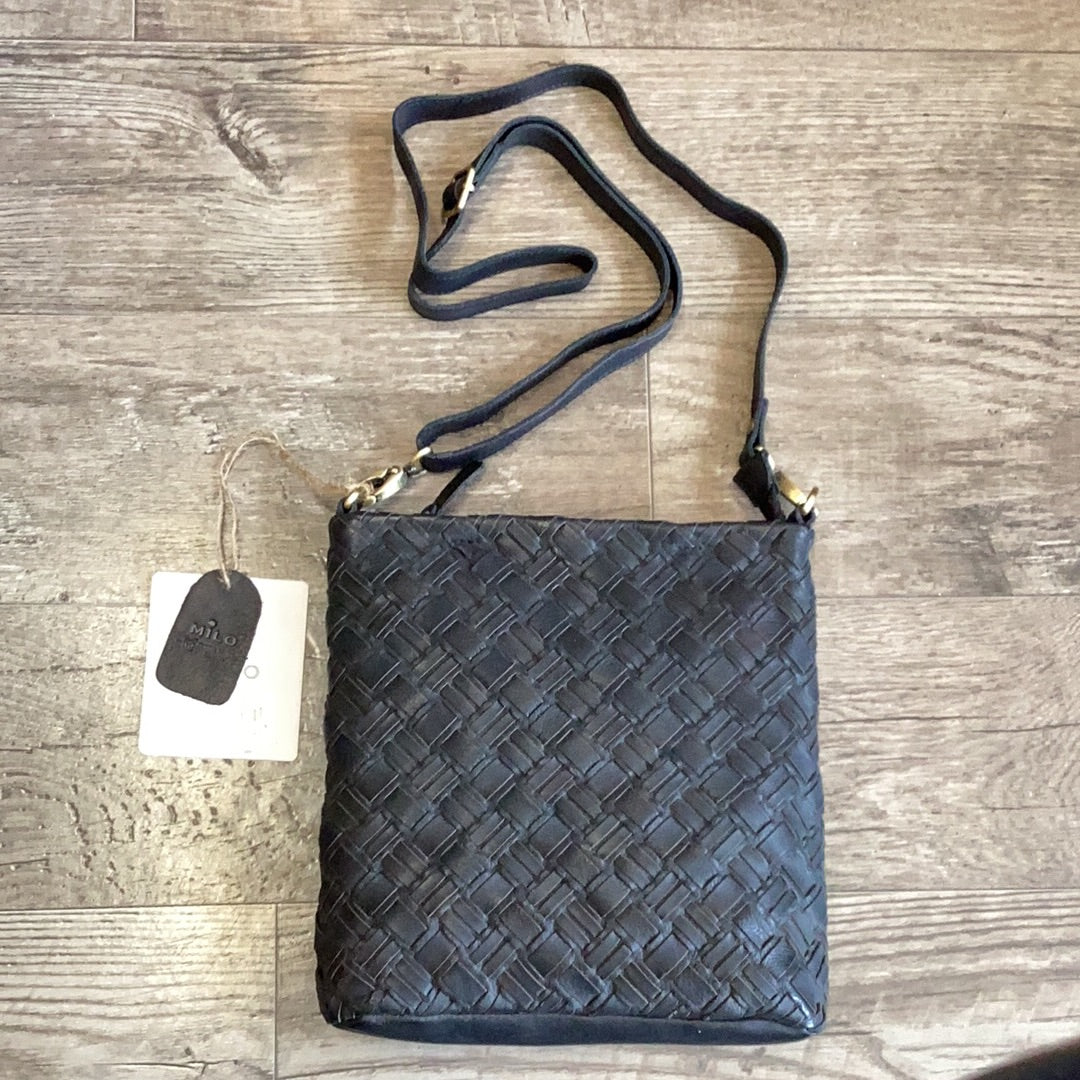 Milo 166 Woven Leather Purse