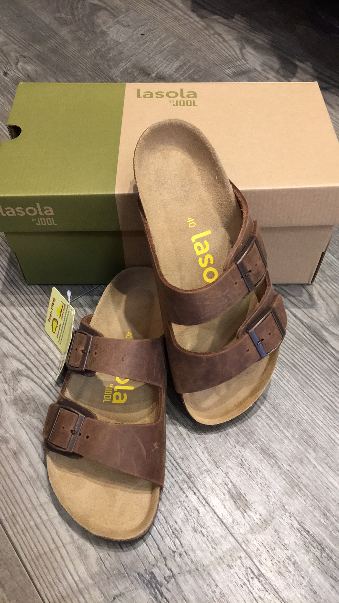 Jool Dawson Light Brown 2 Strap Leather Sandal